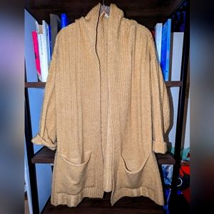 Topshop tan oversized cardigan size medium